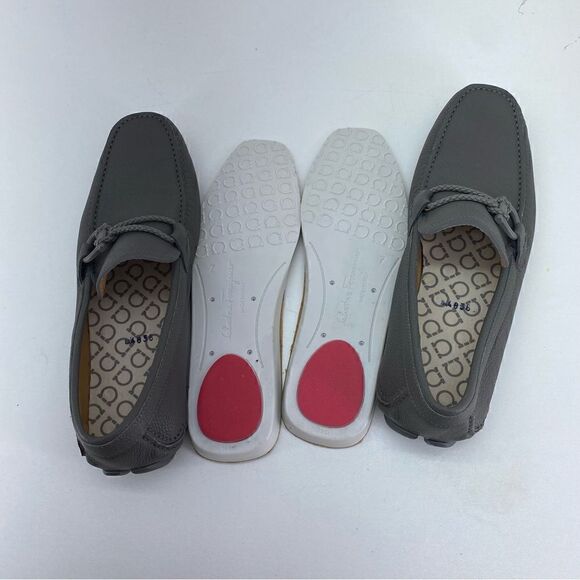 Salvatore Ferragamo Men’s Drive Gancini-buckle leather loafers - Picture 9 of 9